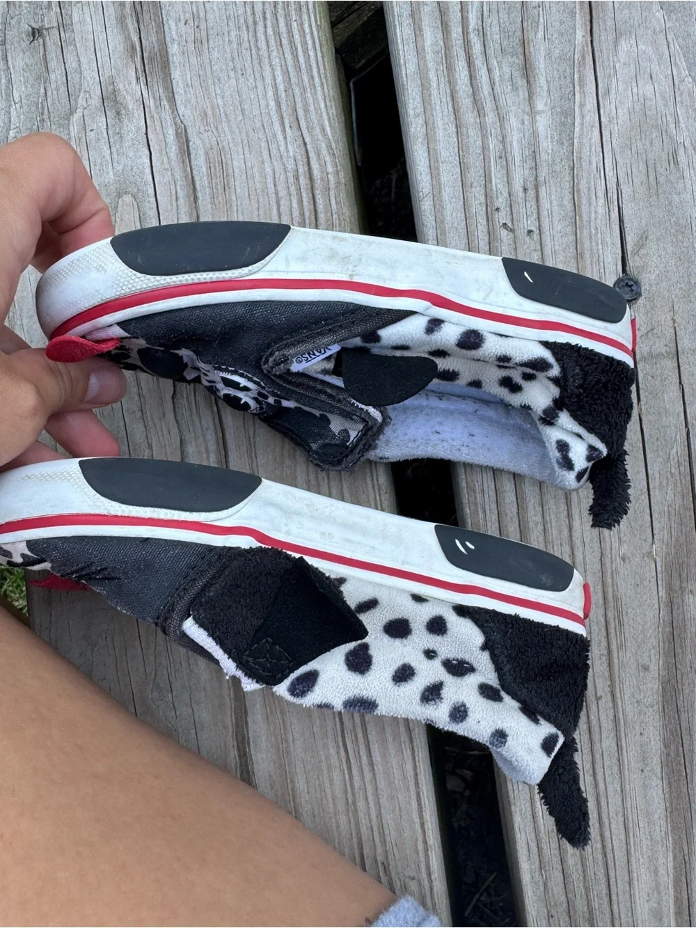Toddler Dalmatian Vans slip-on Sneakers